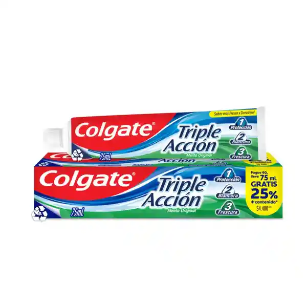 Colgate Crema Dental Triple Accion Original