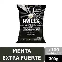 Halls Caramelo Extra Fuerte