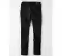 American Eagle Jean Airflex+ Slim Lavado Negro Talla 26 x 28