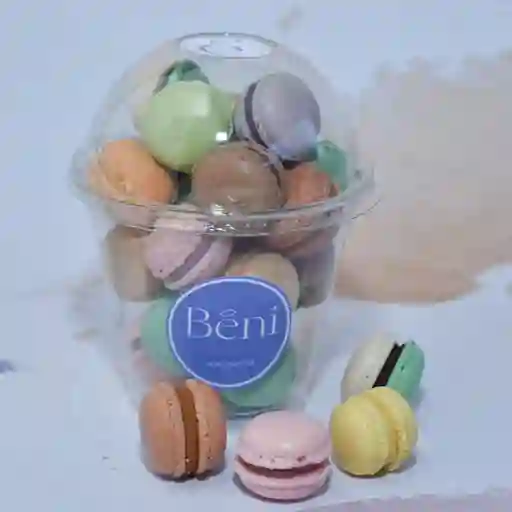 Vaso de minimacarons