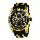 Invicta Reloj Hombre Oro Negro Inv22430