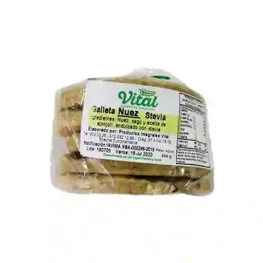 Vital Galleta Nuez Stevia