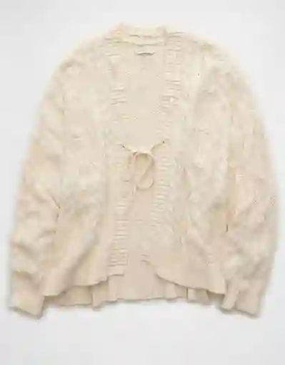 Suéter Tejido Mujer Blanco Talla Medium 1516106 American Eagle