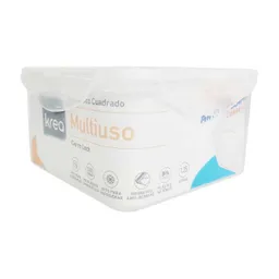 Krea Contenedor Hermético Lock Cuadrado 1.25 L