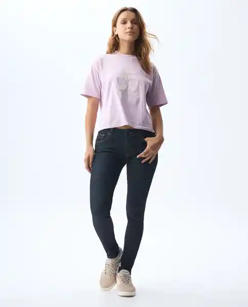 Camiseta Mujer Rosado Talla L 601G002_ROS143206 Americanino
