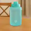 Botella Pitillo y Tapa Abatible Verde 1900 mL Serie Miniso