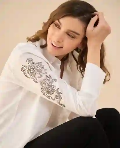 Camisa Blanco 0 Claro Talla M 112G000 Esprit
