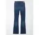 Jean Kick Boot Mujer Azul Talla 6 SHORT American Eagle