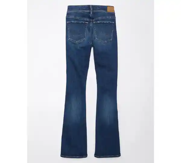 Jean Kick Boot Mujer Azul Talla 6 SHORT American Eagle