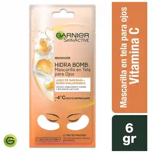 Garnier-Skin Active Mascarilla en Tela para Ojos Hidra Bomb
