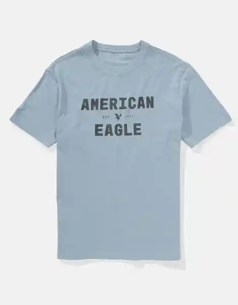 Camiseta Hombre Azul Talla MEDIUM 4290417 American Eagle