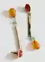 Pendientes Cami Oro Talla 99 Mujer Mango