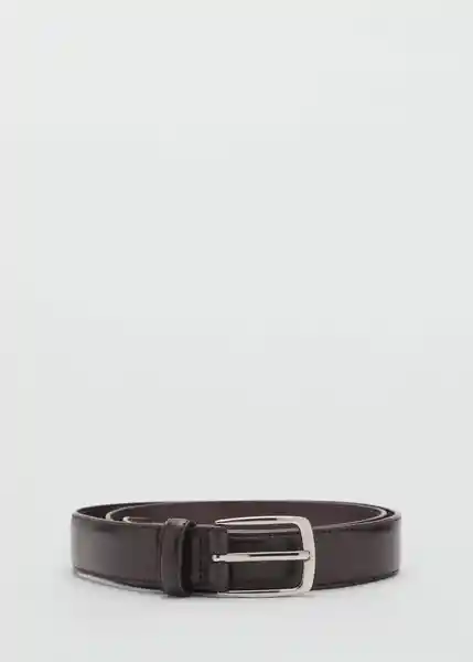 Cinturón Basico Marron Talla 91 Hombre Mango