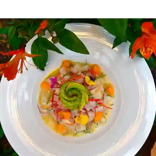 Ceviche en Leche de Tigre de Lulo (Tilapia)