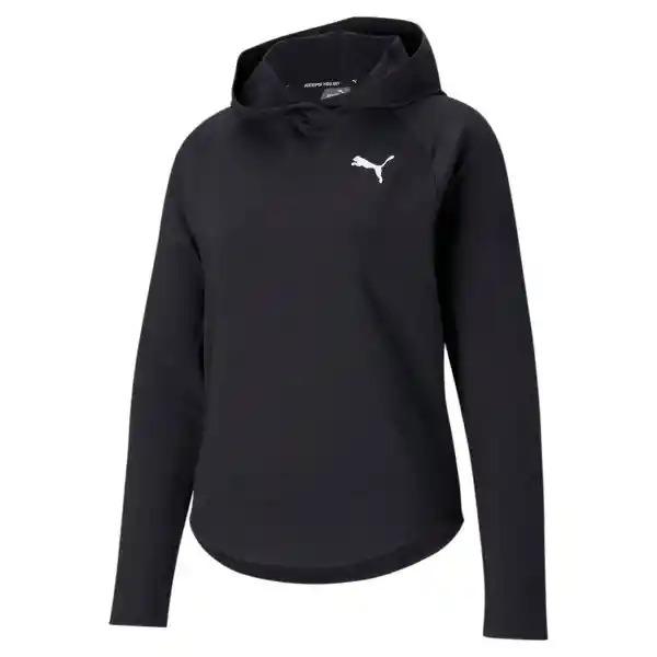 Puma Buzo Hoodie Active W Lifestyle Mujer Negro Talla XS