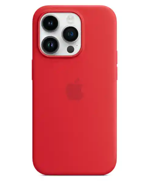 Apple Silicone Case iPhone 14 Pro With Magsafe Product Red