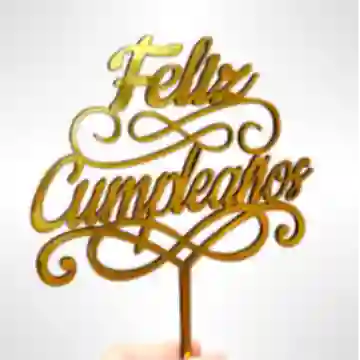 Letrero Feliz Cumpleaños