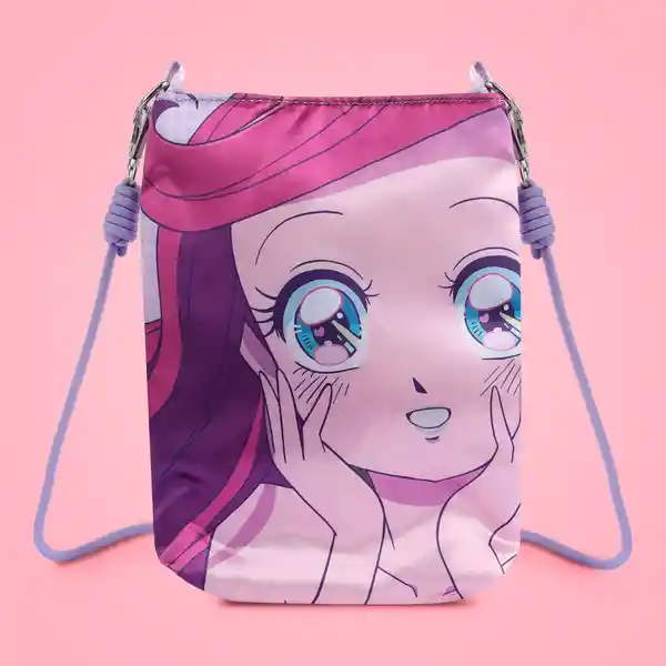 Bolso Porta Celular Serie Disney Manga Princesas Ariel Miniso