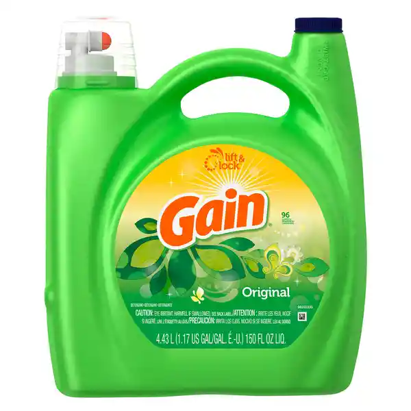 Gain Original Detergente Líquido Para Lavar Ropa 4.4 L