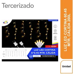 Luz Led Cortina Cálida