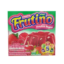 Frutiño Gelatina Sabor Frutos Rojos