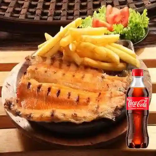 Combo Trucha a la Brasa + Coca Cola Original 400 ml