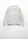 Buzo Sudadera Magique Gris Medio Vigore Talla 10 Niña Mango