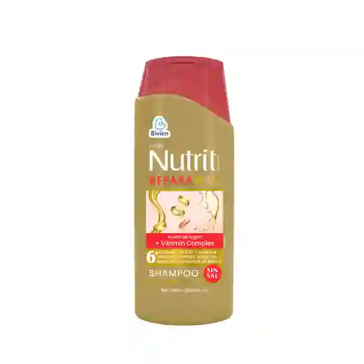 Nutrit Shampoo Repara Max con Aceite de Argán + Vitamin Complex
