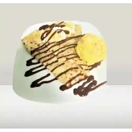 Crepe Banana con Chocolate