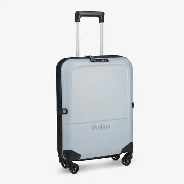Rollink Maleta Carry on Flex Light Plateado 360