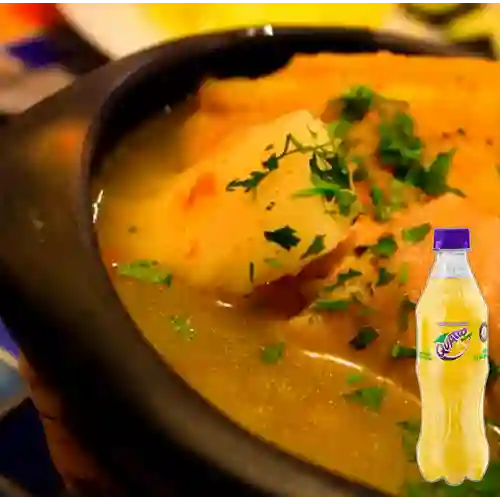 Combo Sancocho de Gallina + Quatro Original 400ML