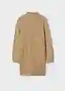 Vestido Bambi Camel Talla S Mujer Mango