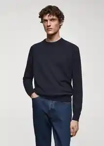 Buzo Jersey Ten Navy Talla L Hombre Mango