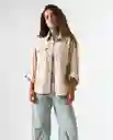 Camisa Mujer Beige Talla L 612G003_BEI131106
