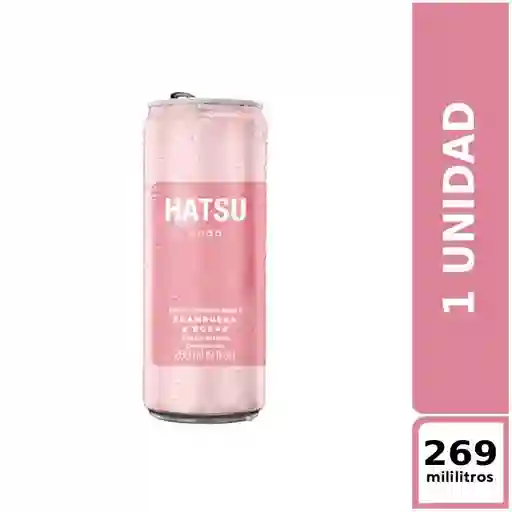 Soda Hatsu Frambuesa y Rosas 269 ml