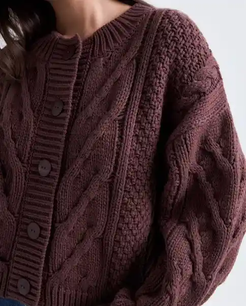 Buzo Mujer Café Talla M 689G050_CAF191420 Americanino