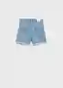 Short Isa Tejano Medio Talla 12 Niñas Mango