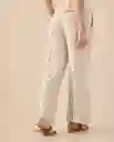 Pantalón Blanco Celaje Claro Talla 10 631G019 Esprit