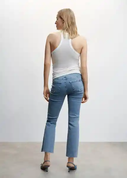 Pantalón Jean Bootmum Tejano Medio Talla 40 Mujer Mango