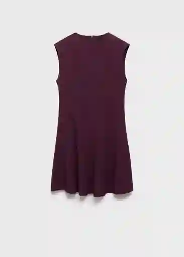 Vestido Cati Burdeos Talla XS Mujer Mango