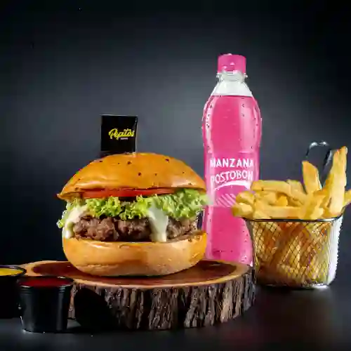 Promo: Combo Hamburguesa Clásica 150G
