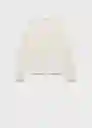 Jersey Faro Blanco Talla S Mujer Mango