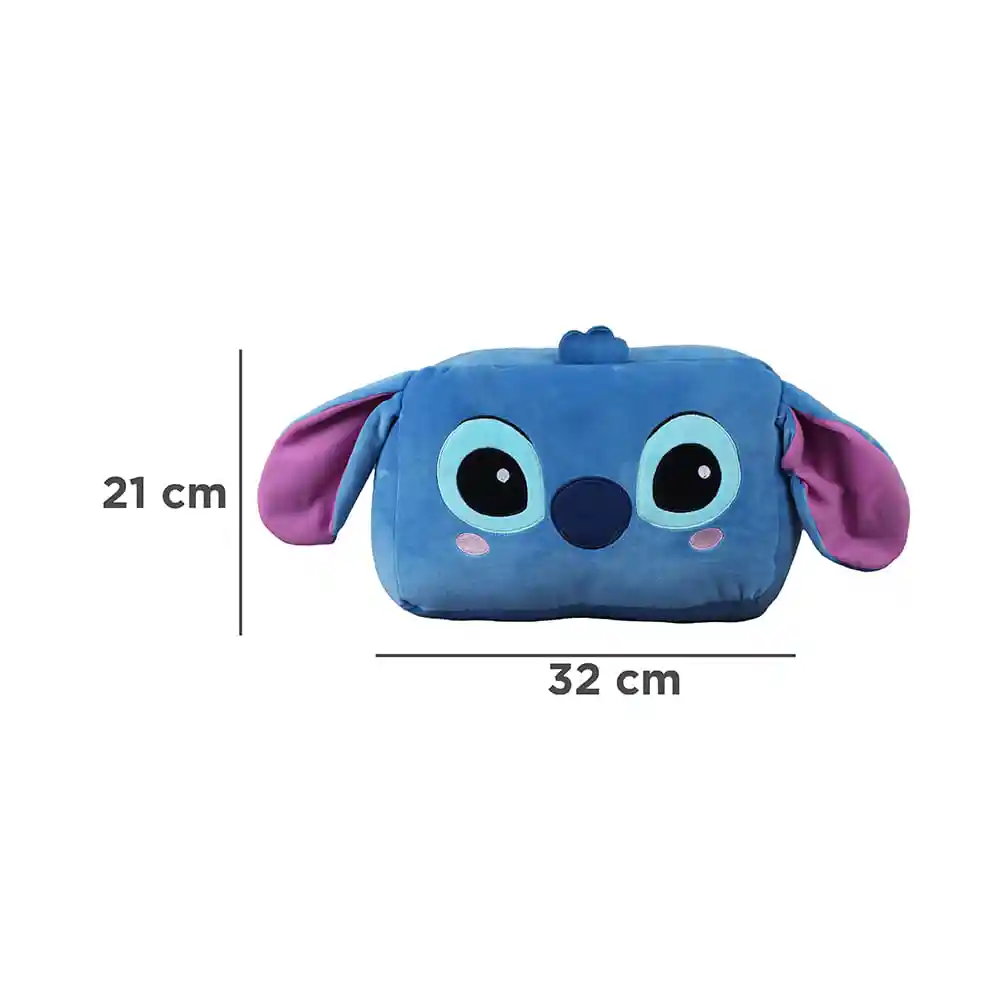 Almohada y Cojín Cabeza Cuadrada de Stitch Disney Miniso