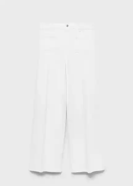 Jean Emma Blanco Talla 38 Mujer Mango