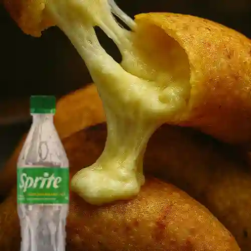 Empanada de queso + sprite 400ml