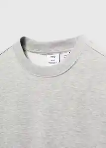 Buzo Sudadera Nola Gris Medio Vigoré Talla S Hombre Mango