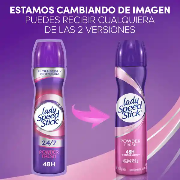 Desodorante Mujer Lady Speed Stick Powder Fresh Aerosol 91 g