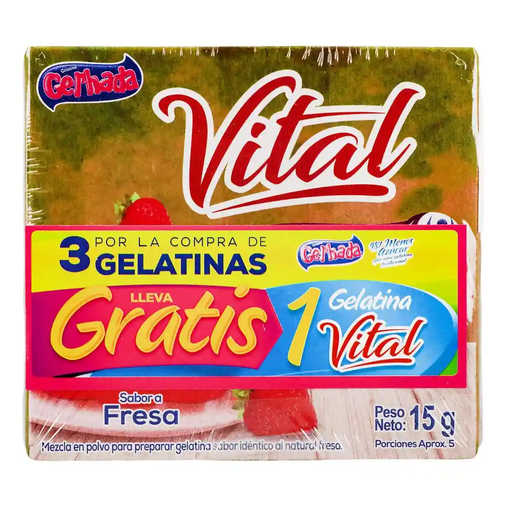 Of Gelatin Mens Azuc Gts Vital Gel Hada 45 Gr