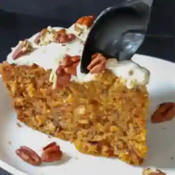 Torta de zanahoria - sin azúcar