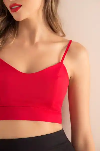 Ragged Top Skin Color Rojo Puro Talla XL